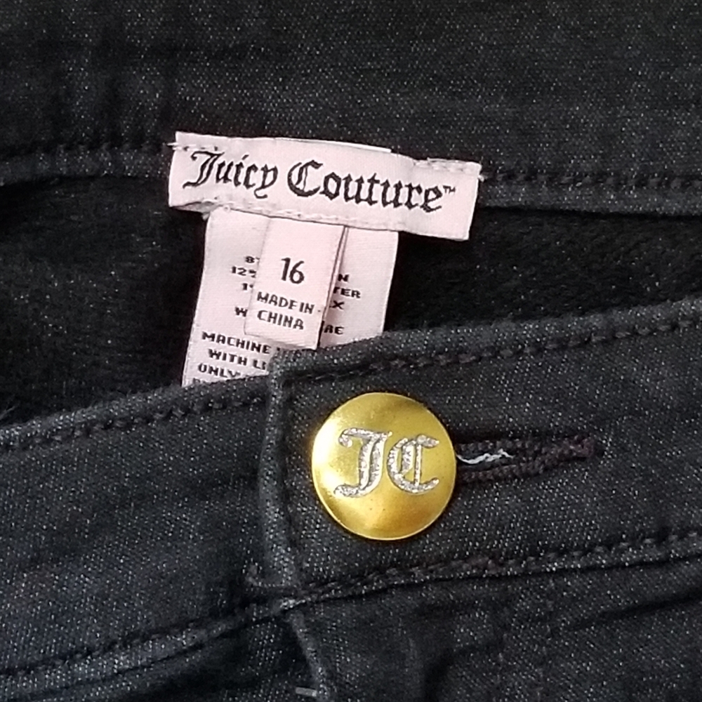 Juicy Couture black denim